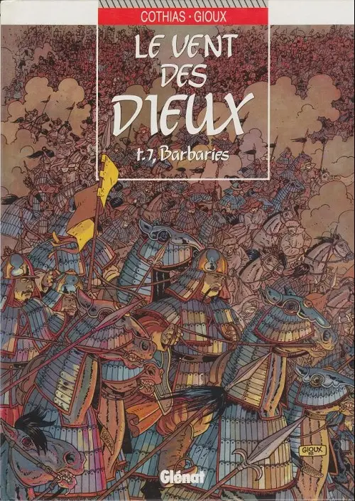 Couverture de l'album Le Vent des Dieux Tome 7 Barbaries