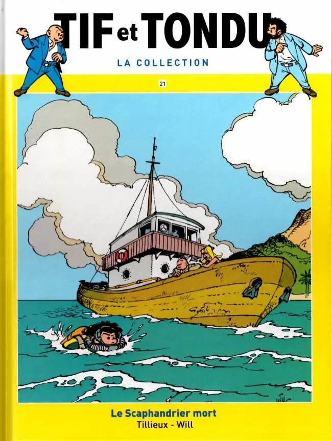 Couverture de l'album Tif et Tondu La collection Tome 21 Le Scaphandrier mort