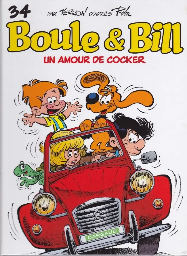 Couverture de l'album Boule & Bill Tome 34 Un amour de cocker