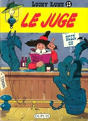 Couverture de l'album Lucky Luke Tome 13 Le juge