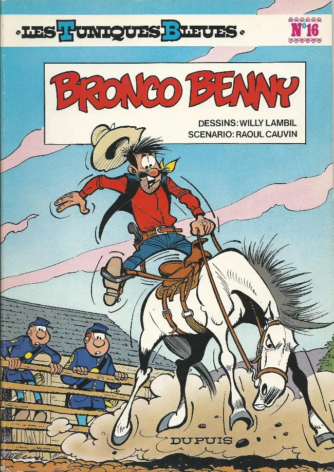 Couverture de l'album Les Tuniques Bleues Tome 16 Bronco Benny