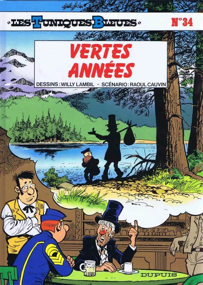 Couverture de l'album Les Tuniques Bleues Tome 34 Vertes années