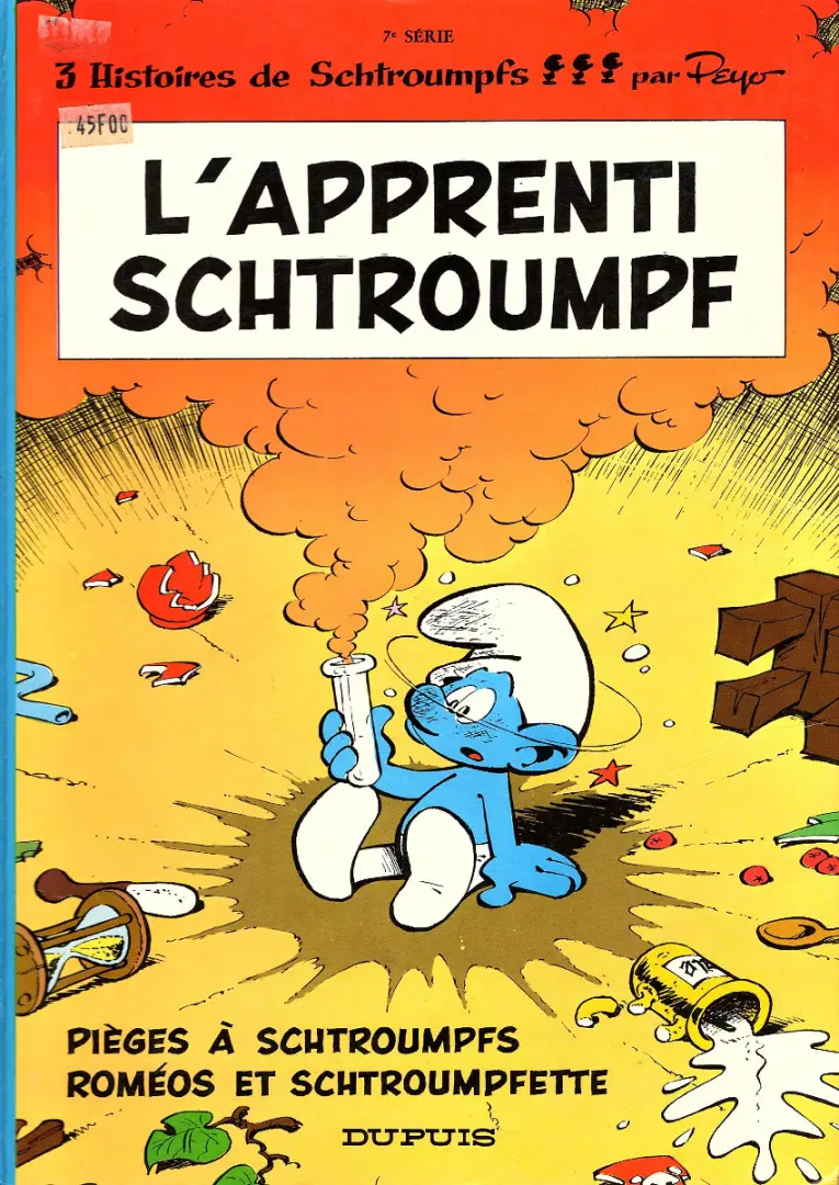 Couverture de l'album Les Schtroumpfs Tome 7 L'apprenti Schtroumpf