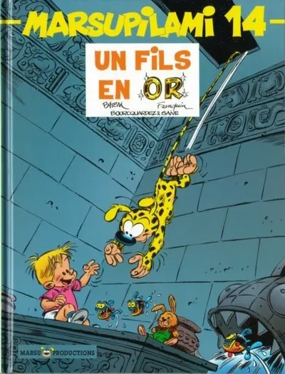 Couverture de l'album Marsupilami Tome 14 Un fils en or