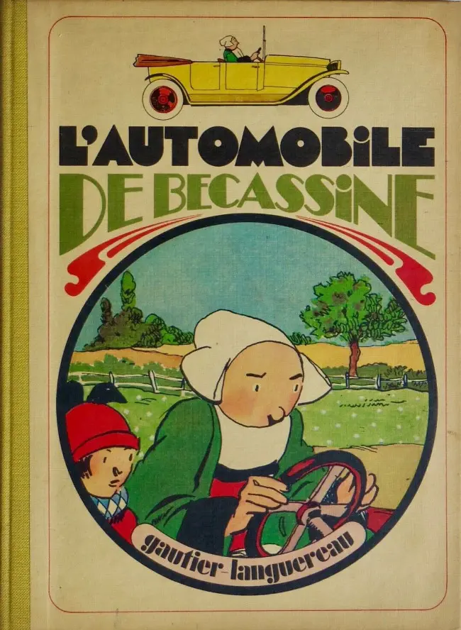 Couverture de l'album Bécassine Tome 14 L'automobile de Bécassine