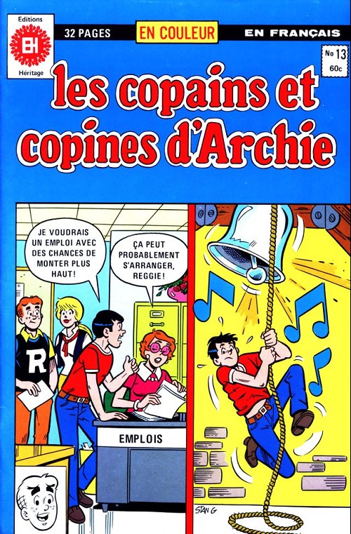 Couverture de l'album Les copains et copines d'Archie N° 13 Le jargon de la jalousie