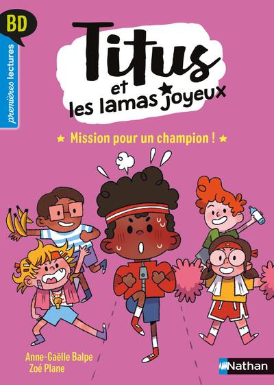 Couverture de l'album Titus et les lamas joyeux 5 Mission pour un champion !