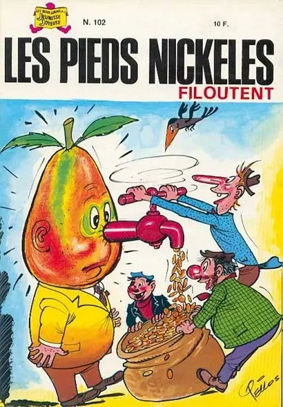 Couverture de l'album Les Pieds Nickelés Tome 102 Les Pieds Nickelés filoutent