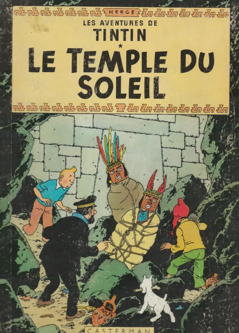 Couverture de l'album Tintin Tome 14 Le temple du soleil