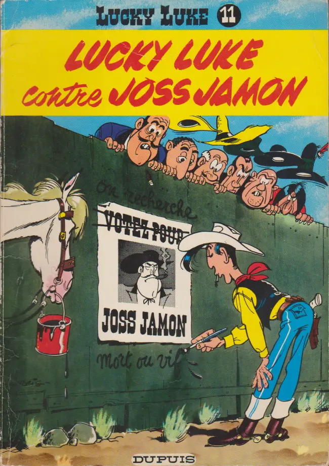 Couverture de l'album Lucky Luke Tome 11 Lucky Luke contre Joss Jamon