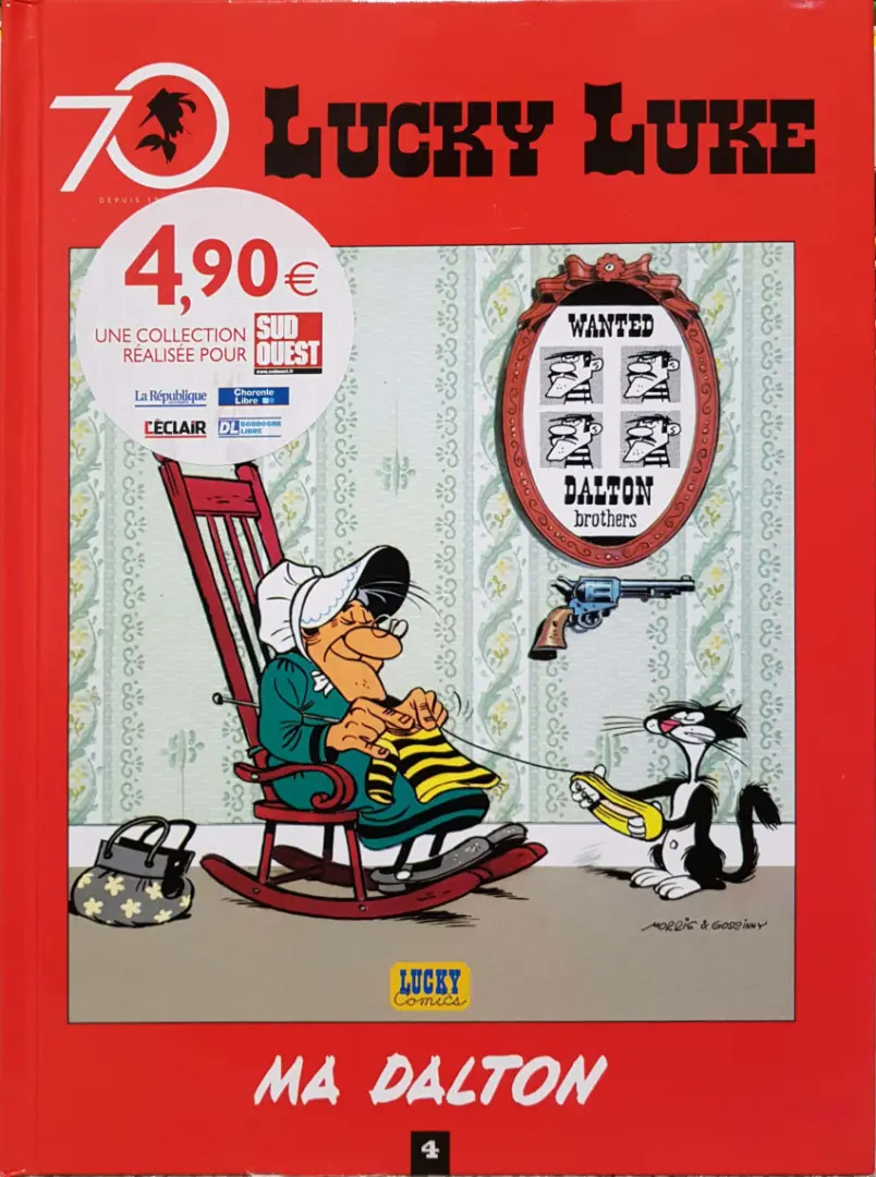 Couverture de l'album Lucky Luke 70 ans Tome 4 Ma Dalton
