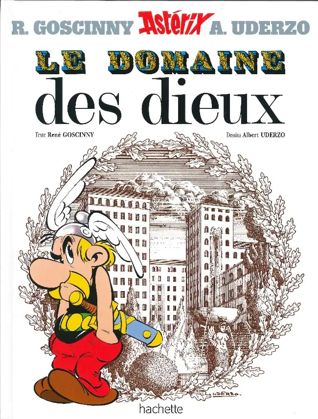 Couverture de l'album Astérix Tome 17 Le domaine des Dieux