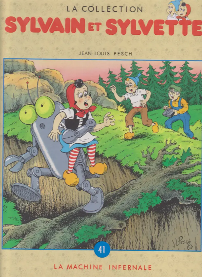 Couverture de l'album Sylvain et Sylvette Tome 41 La machine infernale