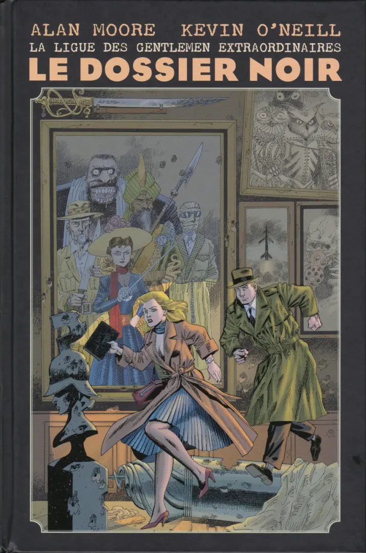 Couverture de l'album La Ligue des Gentlemen Extraordinaires Volume 5 Le Dossier Noir