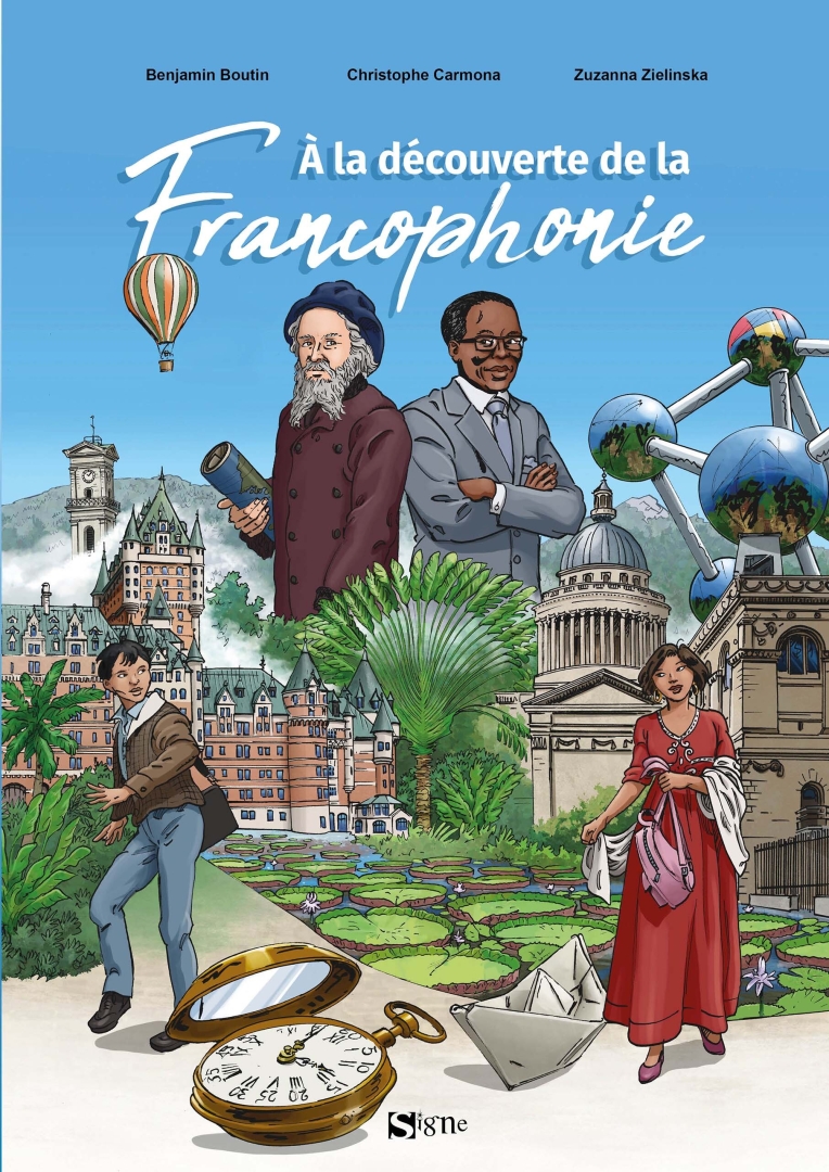 Couverture de l'album A la decouverte de la francophonie