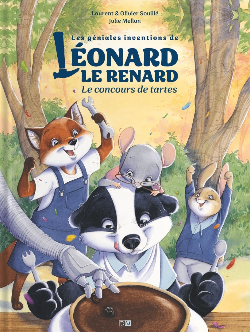 Couverture de l'album Les géniales inventions de Léonard le renard 2 Le Concours de tartes