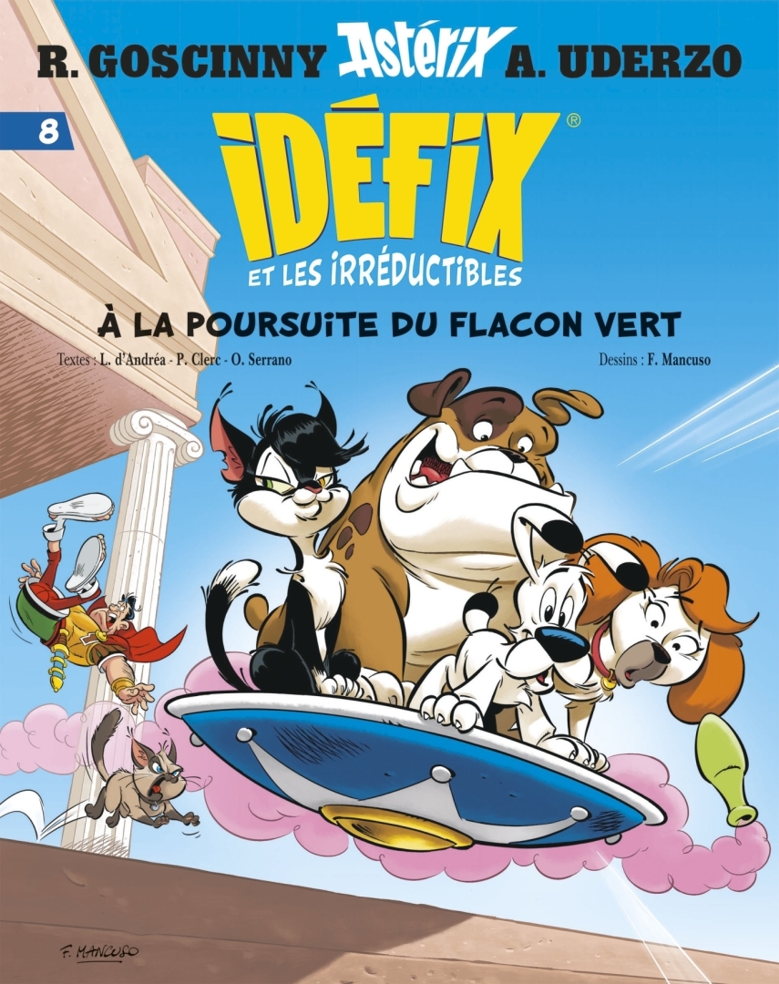 Couverture de l'album Idéfix et les Irréductibles 8 A la poursuite du flacon vert