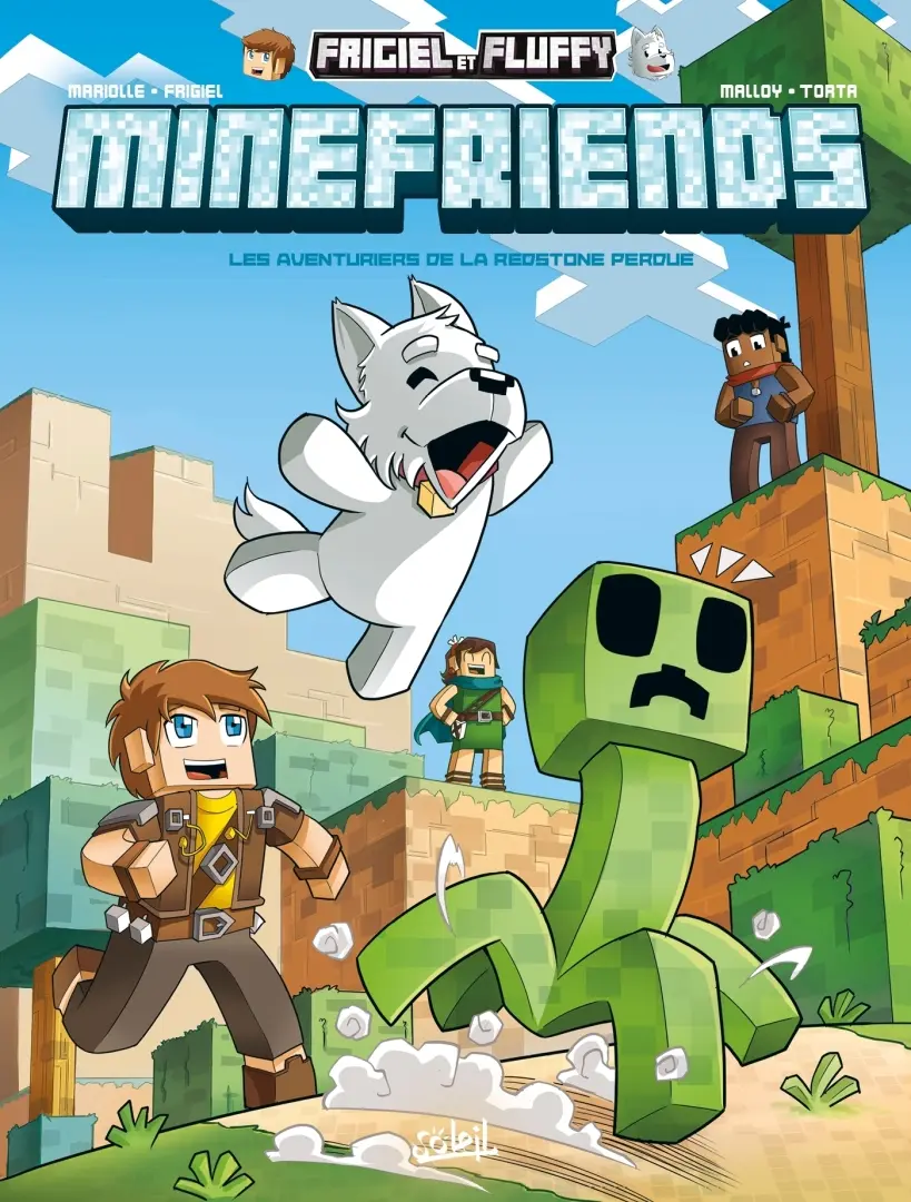 Couverture de l'album Frigiel et Fluffy : Minefriends 3 Les aventuriers de la redstone perdue