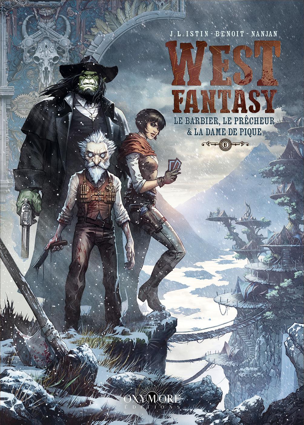 Couverture de l'album West Fantasy 6 Le barbier , le prêcheur & la dame de pique