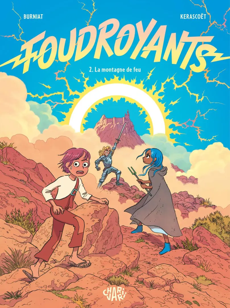 Couverture de l'album Foudroyants 2 La montagne de feu