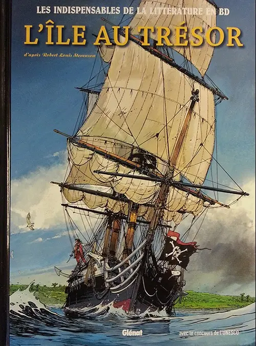 Couverture de l'album Les Indispensables de la Littérature en BD Tome 1 L'Île au trésor