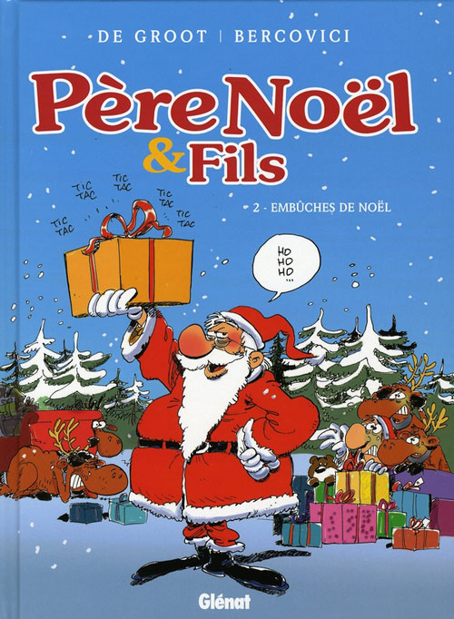 Couverture de l'album Père Noël & Fils Tome 2 Embûches de Noël