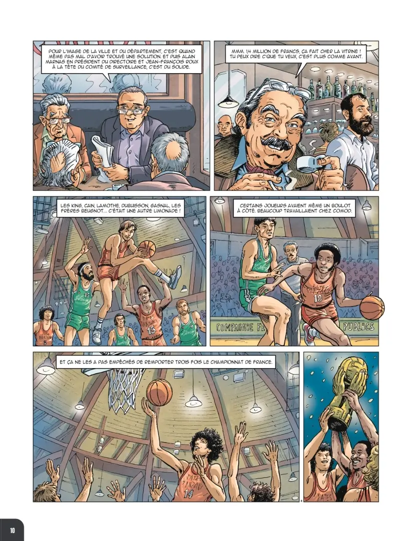 Planche de l'album MSB Le Mans Sarthe Basket