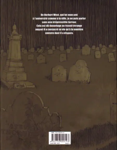 Verso de l'album Reanimator