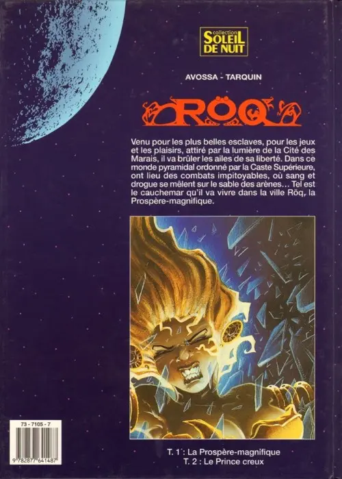 Verso de l'album Röq Tome 2 Le prince creux