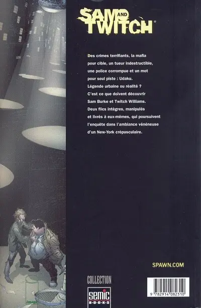 Verso de l'album Sam and Twitch / Sam & Twitch Semic 1 Udaku 1
