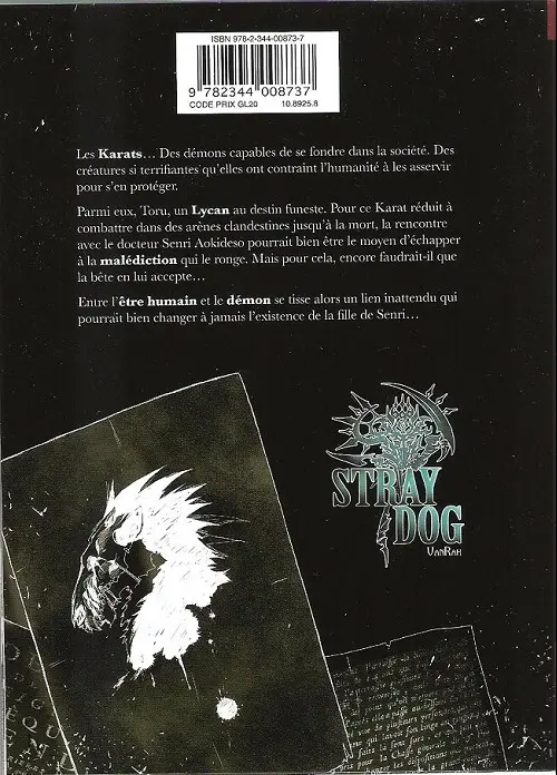 Verso de l'album Stray dog 1