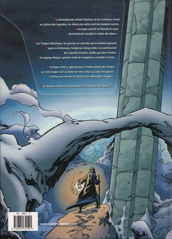 Verso de l'album Arkezone Tome 1 Le dôme