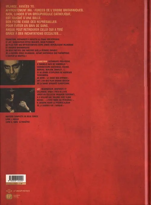 Verso de l'album Une balle dans la tête Tome 1 Angus