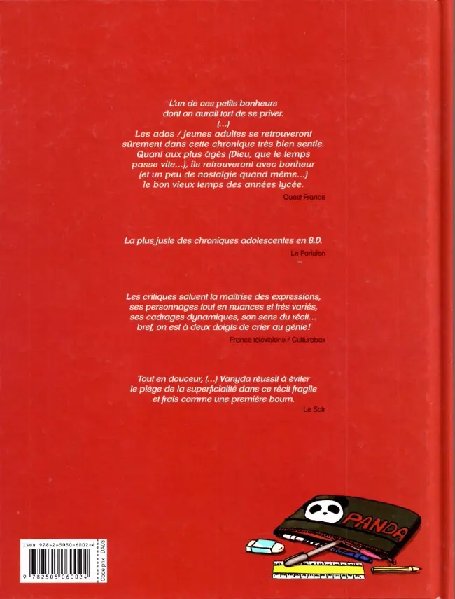 Verso de l'album Valentine Tome 5