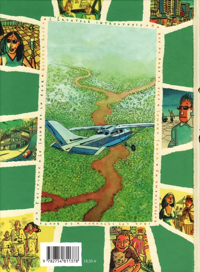 Verso de l'album Vertiges de Quito