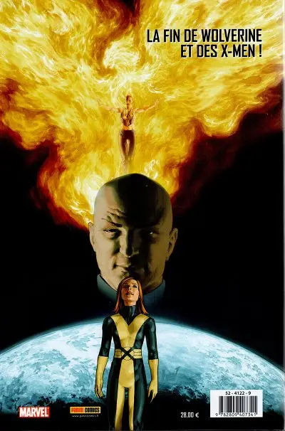 Verso de l'album X-Men : La Fin Tome 2 Humains et X-Men