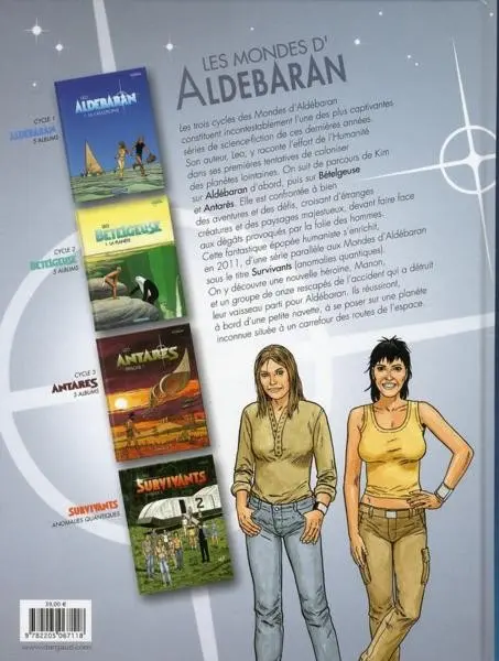 Verso de l'album Aldébaran L'Intégrale