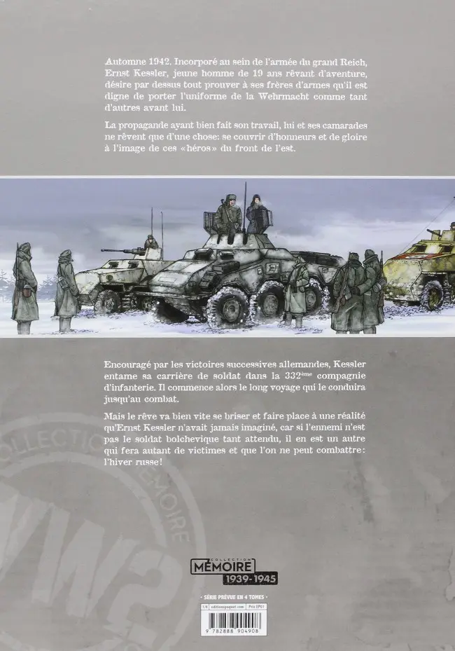 Verso de l'album L'Armée de l'Ombre Tome 1 L'hiver russe