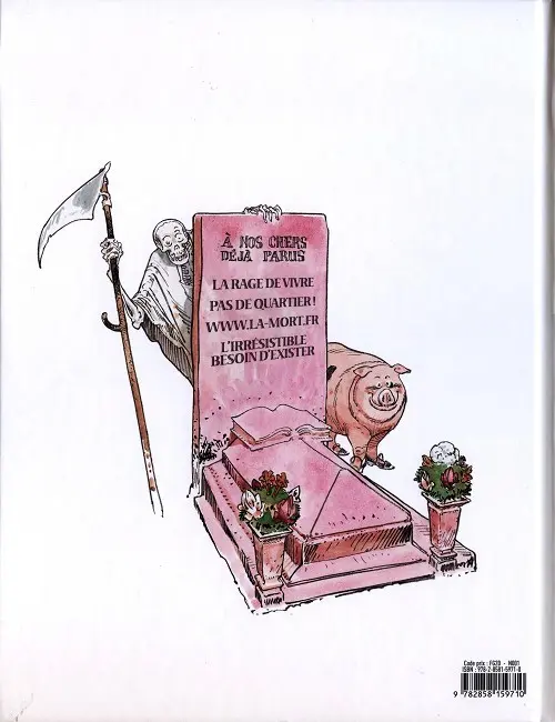 Verso de l'album Les Aventures de la Mort et de Lao-Tseu Tome 2 Pas de Quartier !
