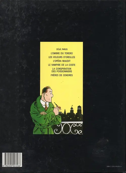 Verso de l'album Dick Hérisson Tome 3 L'opéra maudit