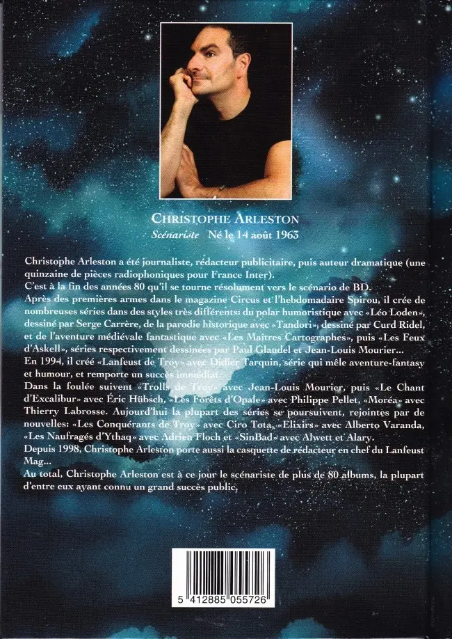 Verso de l'album Arleston univers