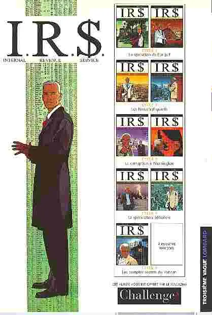 Verso de l'album I.R.$. Tome 7 Corporate America