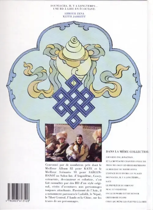 Verso de l'album Jonathan Tome 6 Douniacha, il y a longtemps...