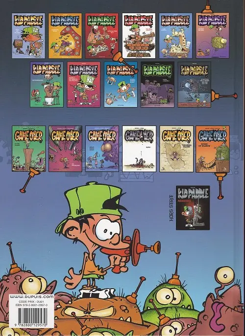 Verso de l'album Kid Paddle Tome 6 Rodéo Blork