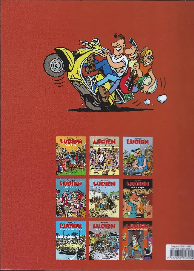 Verso de l'album Lucien Tome 4 Chez Lucien