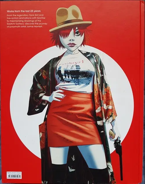 Verso de l'album Jamie Hewlett: Work from the last 25 years