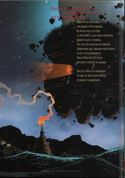 Verso de l'album Nocturnes rouges Tome 1 Sang noir