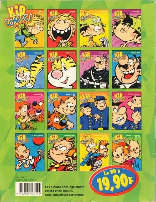 Verso de l'album Le Petit Spirou Tome 3 Mais ! Qu'est-ce que tu fabriques ?
