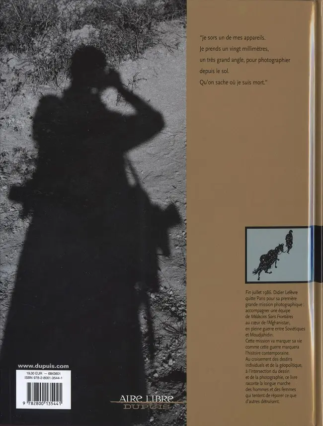 Verso de l'album Le Photographe Tome 3