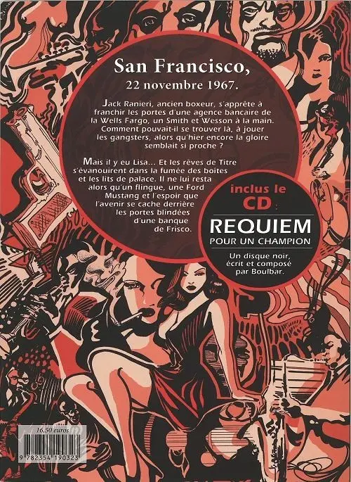 Verso de l'album Requiem pour un champion